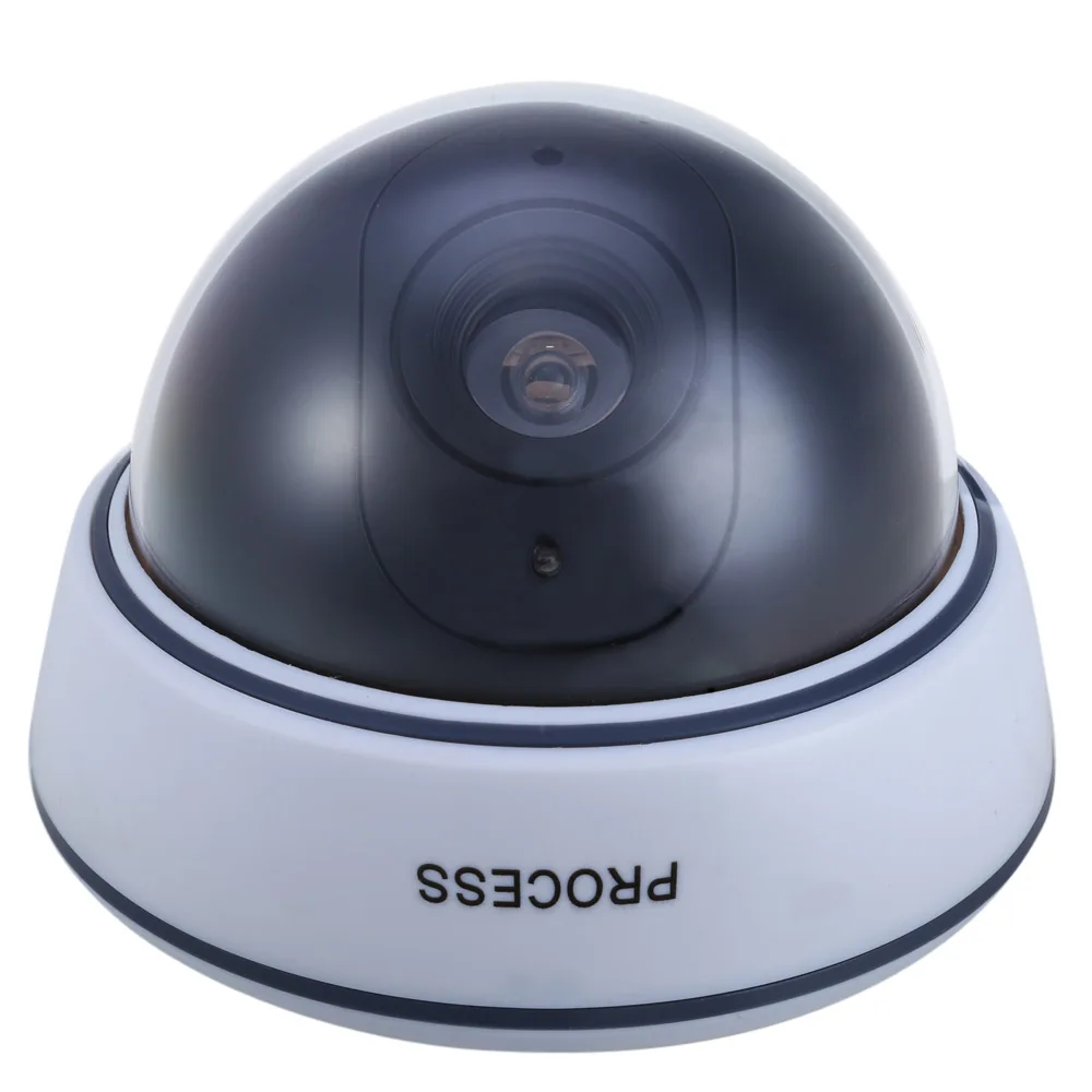 Battery Operated Realistic Dummy Camera Home Security Dome Camera with