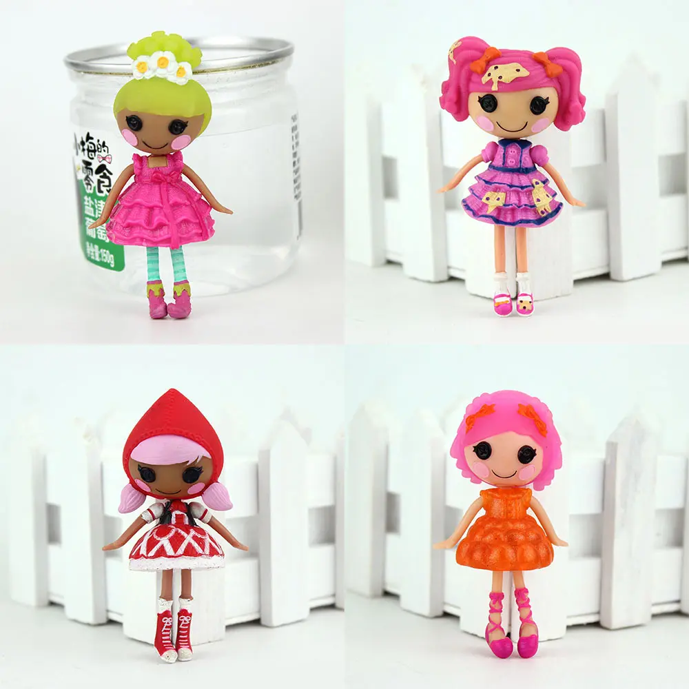4 шт. в 1,3 дюйма мини оригинальные MGA куклы Lalaloopsy для девочек подарок