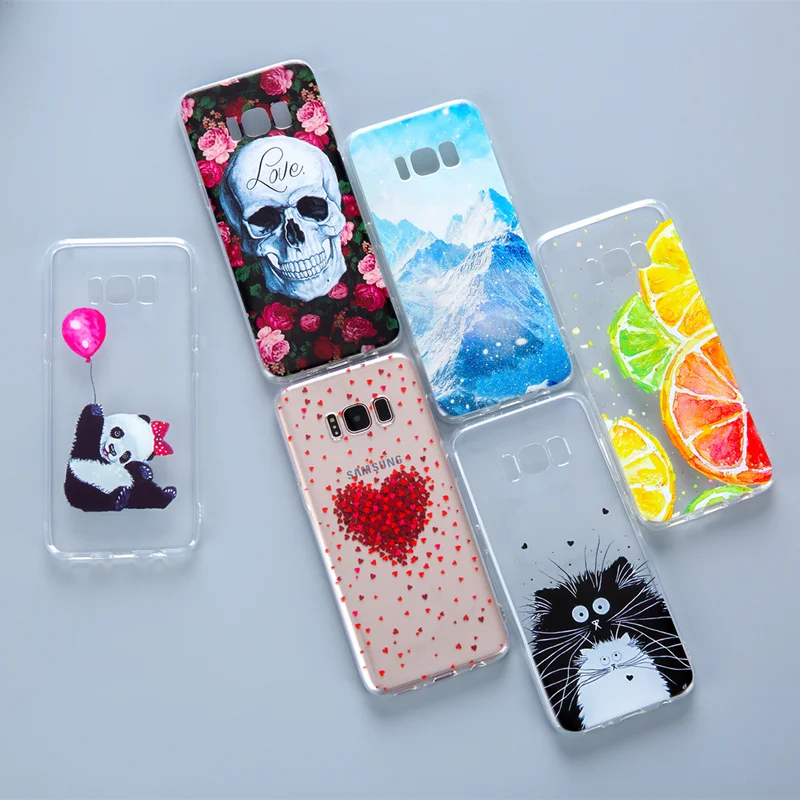 

DS-LOVEHUI Cat Fruits Pattern Transparent TPU Phone Case For Samsung Galaxy A5 A3 J5 2015 2016 2017 S9 S8 S7 S6 Edge J5 J2 Prime