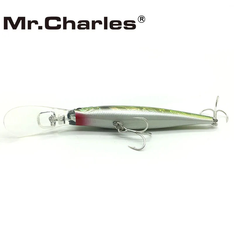 Mr. Charles CMC016 рыболовная приманка 90 мм/12,5 г 0-2,0 м подвесная жесткая приманка супер гольян Bearking популярная модель кривошипная приманка 3D глаза