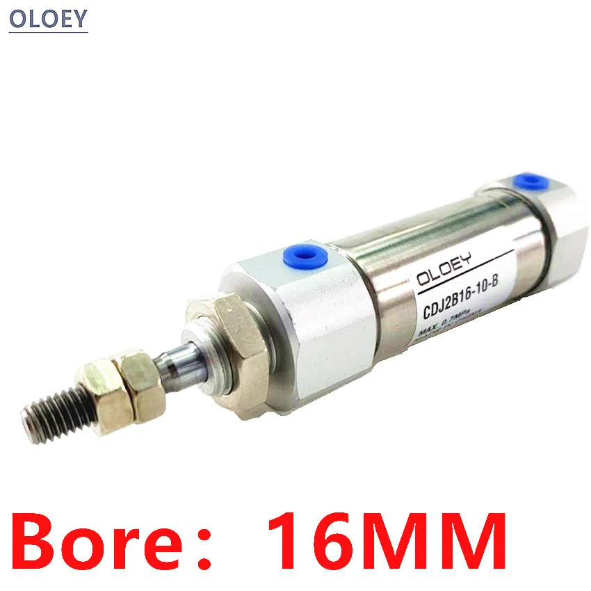 

Each One SMC Type CDJ2B Type Mini Pneumatic Air Cylinder Double Acting Single Rod 16mm Bore 10~150MM Stroke CDJ2B16 30 PB