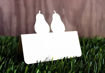 

Perfect Pear Place Cards baby shower Wedding table number Card birthday Seating escort marker choose colorspc001