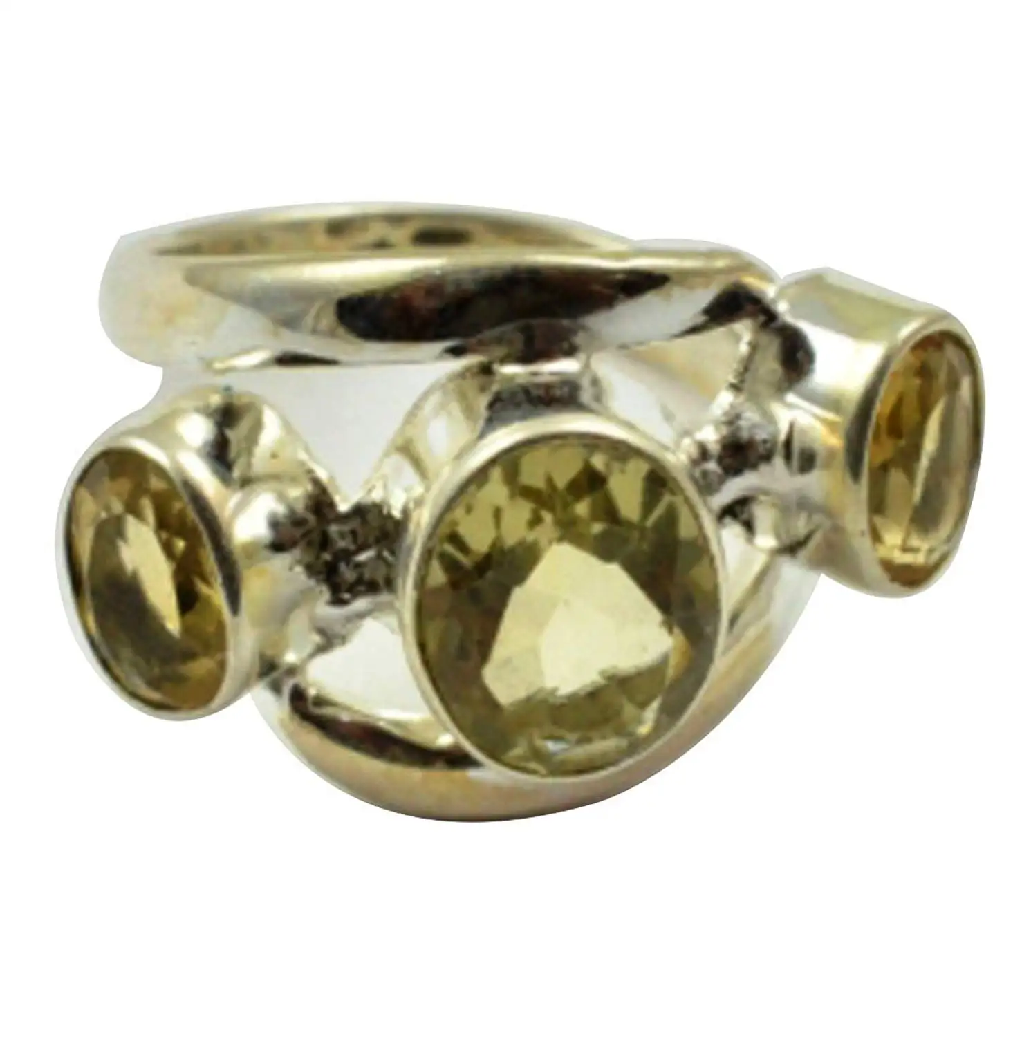 

Lovegem Genuine Lemon Topaz & Citrine 925 Sterling Silver,Size :5, AR3446