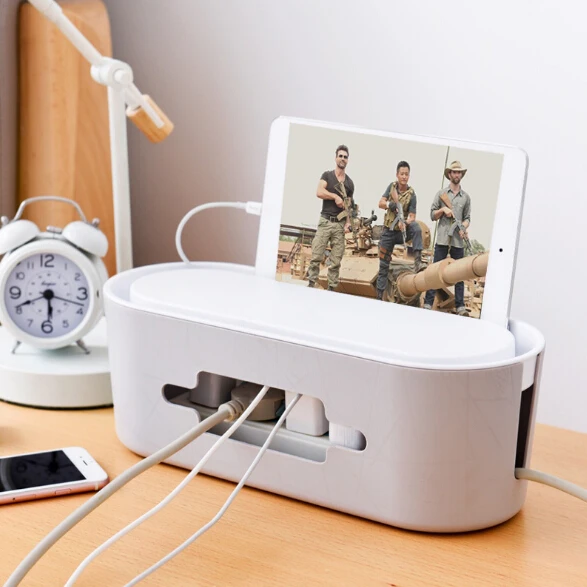 

Creative Safety Electric Wire Storage Box Manager Organizer Power Line Storage Cases Junction Box For Socket Outlet Board Plug
