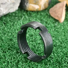 Тактический алюминиевый сплав. 223/5. 56 винтовка замок кольцо гайка для карабина Eceiver расширения запас буферная трубка замок гайка(China)