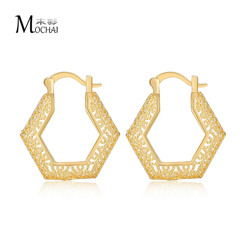 

Punk Style small Metal Square Hoop Earrings Gold Color 2017 Fashion Jewelry Pendientes Geometric Classic Women Earring ZK30 25mm