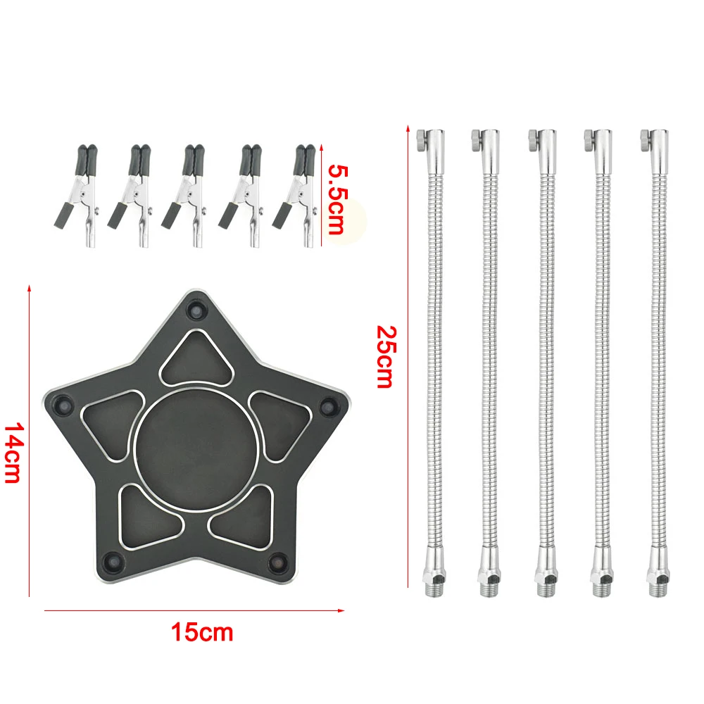 NEWACALOX держатель паяльника для третьей руки 5 шт. паяльная станция для помощи ручкам 3X светодиодный лупа Настольная лампа ремонт сварочный инструмент