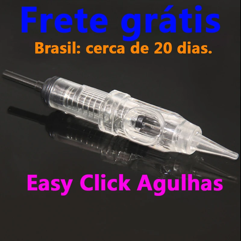 

Agulha Easy Click Universal Dermografo 1 3 5 RL Nouveau Permanent Makeup Cartridge Needles 600D-G for Eyebrow Tattoo Machine