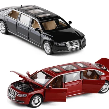 

1:32 Excellent Quality Diecast Alloy Scale Car Model Toys for Children Vehicle A8L Extended No Box V072
