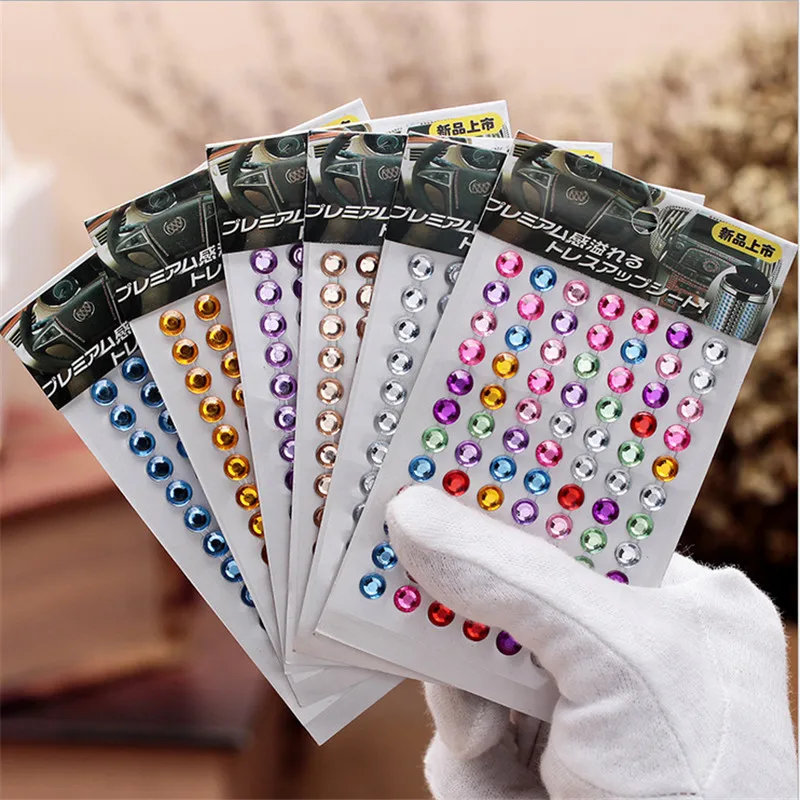 

6MM 504Pcs/sheet Acrylic Rhinestones Fabric Phone Nail Art Scrapbooking DIY Material for Party Crafts Decoration Supplies-B