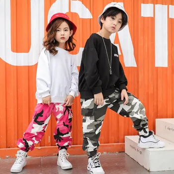 

Teenage Boys Clothing Autumn Kids Girls Boys Sweatshirt Long Sleeve And Camouflage Pant Children Set 11 12 13 14 Years