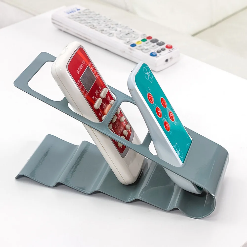 TV/DVD/VCR Organiser 4 Frame Remote Control Storage Mobile Phone Holder Stand kitchen storage repisas de pared decorativos