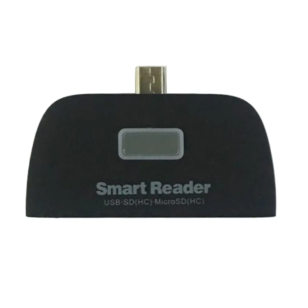 4 в 1 Многофункциональный USB 2,0 SD Smart Card Reader TF OTG картридер адаптер с Micro USB зарядки Порты и разъёмы для ПК