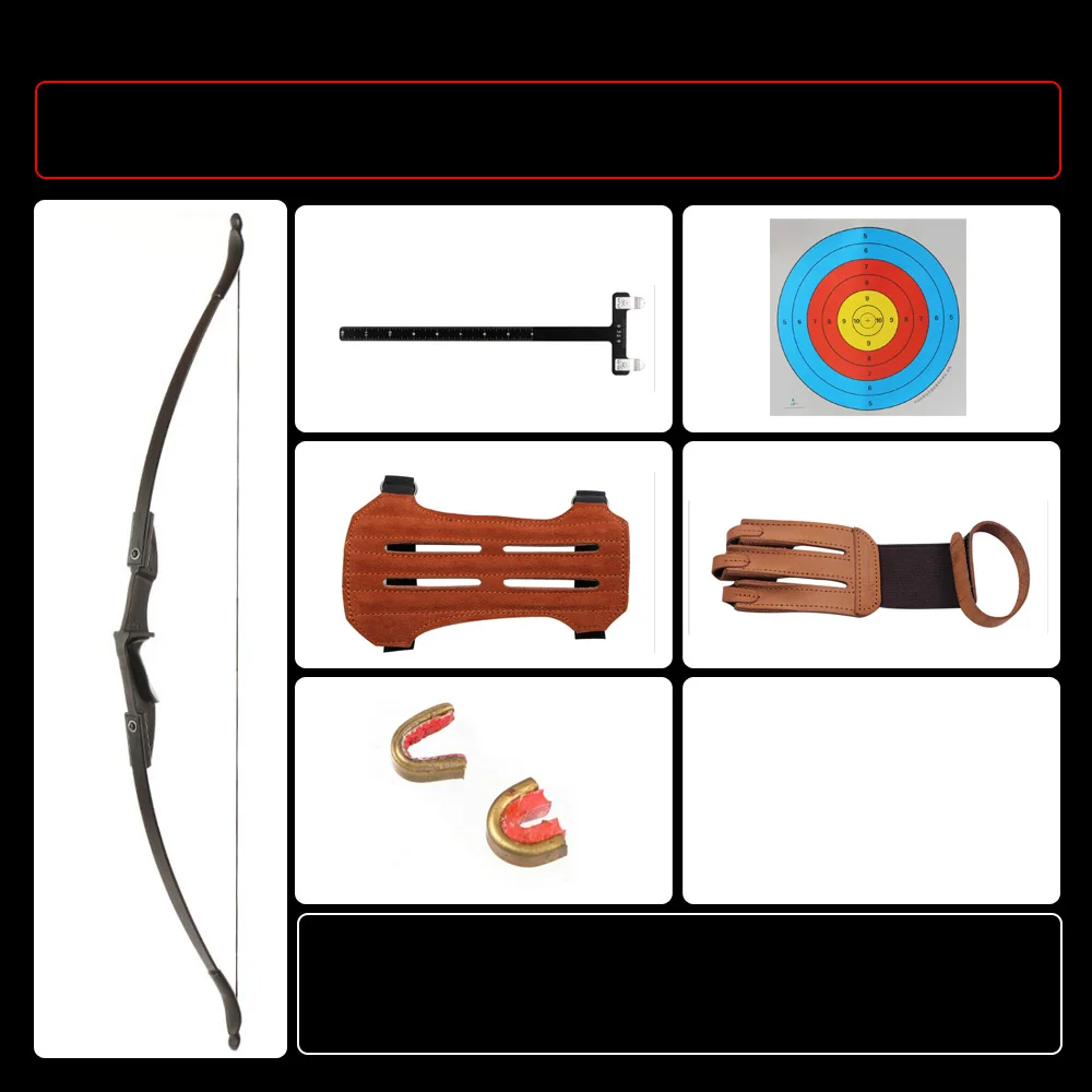 

30/40lbs Archery Recurve Takedown Bow Straight Bow for beginner left and right hand bow for Children Youth Archery Hunting