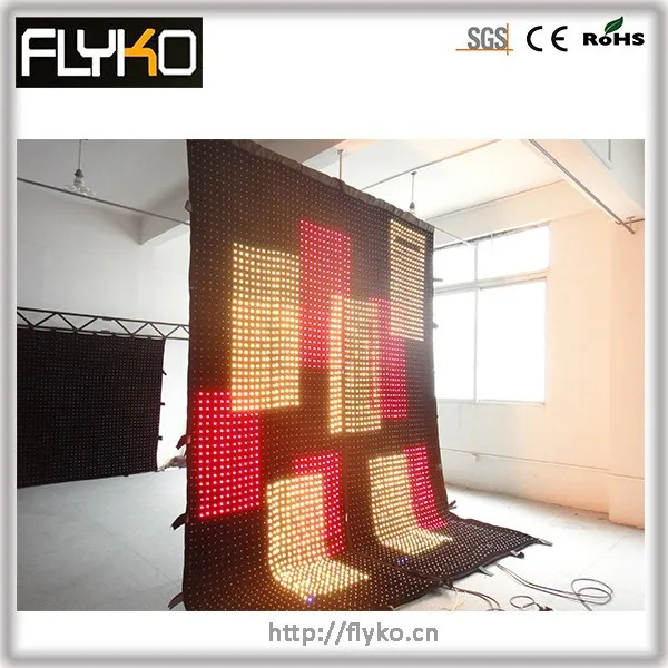 3x4m p5 led video curtain 5