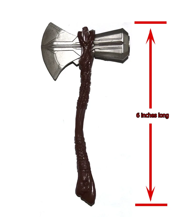 

Marvel Avengers Infinity War Thor's Weapon Axe Plastic 6 Inches Long For 12 Inches Figure
