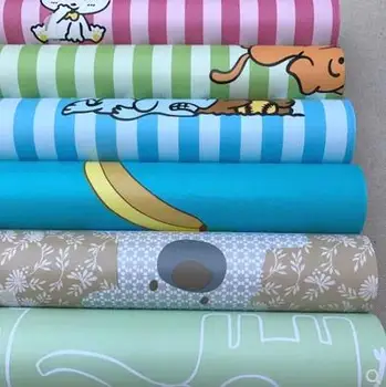 

Cartoon pvc self-adhesive self-adhesive thick waterproof wallpaper wallpaper bedroom living room wall sticker