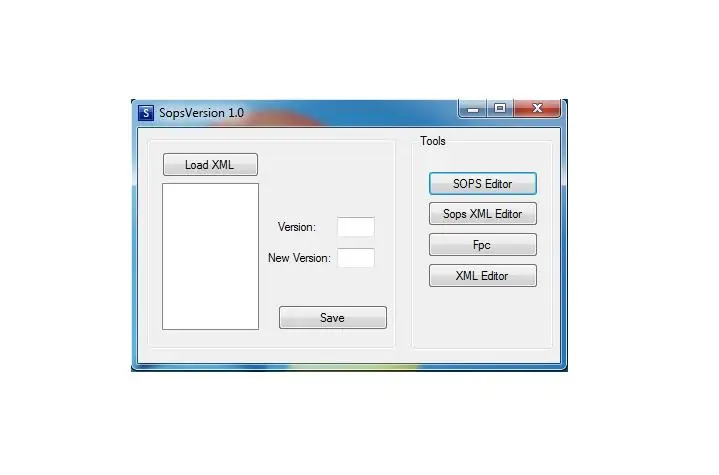 

SOPS Version Ultimate Editor 1.0