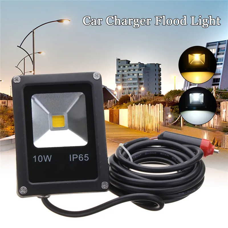 18 LEDs 10W 12V Car Charger Flood Spot Light Work Lamp 1000LM 5730 SMD