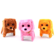 Симпатичный робот электронная собака музыка легкая прогулочная Собака Щенок забавные гаджеты Новинка интересные игрушки Электронные Домашние животные для детей подарок