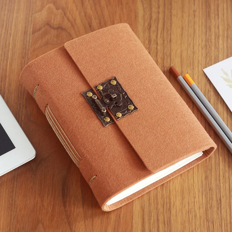 Винтажный Тканевый блокнот ручной работы Sketchbook A5 личный дневник дорожный журнал