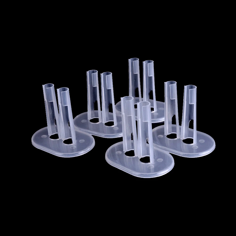 

CosCosX 5pcs/lot Transparent Doll Stand Display Holder For Dolls doll accessories doll support leg holders
