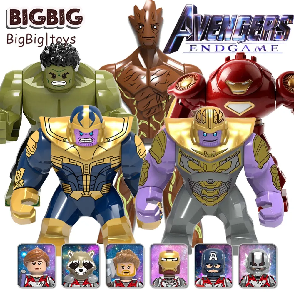 

Avengers 4 EndGames Marvel Legoingly figures Spiderman Single figures Building Blocks bircks compatible with Legoes toys kids