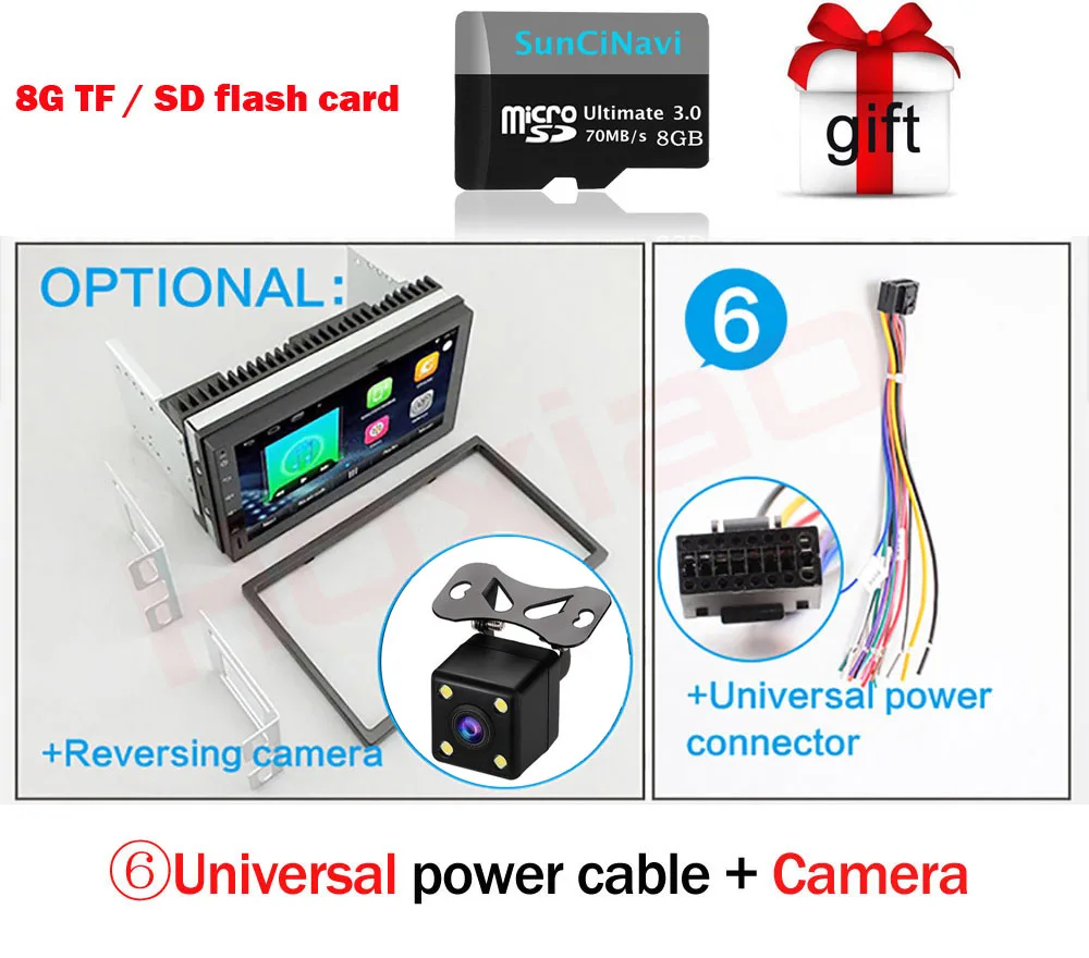 Best 2 Din Android Universal Car DVD Player GPS Navigation Map WIFI BT Radio Player Multimedia For Honda Nissan BYD TOYOTA KIA 16