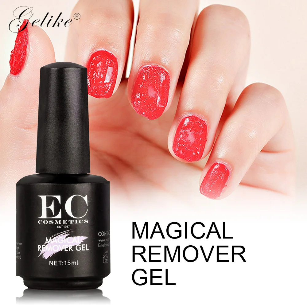 

Gelike 10ml New Magic Burst Gel Nail Polish Remover Cleaner Nail UV Gel Liquid Remove Sticky Layer Manicure Tools