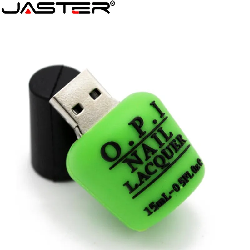 JASTER лак для ногтей модель usb флеш-накопитель креативный usb 2,0 ручка-накопитель 4 ГБ 8 ГБ 16 ГБ 32 ГБ 64 Гб USB память Подарочный флэш-накопитель