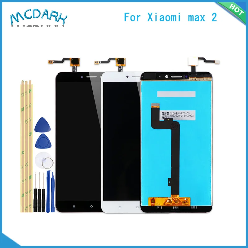 Mcdark для Xiaomi max 2 ЖК дисплей + сенсорный экран дигитайзер сборка Замена с