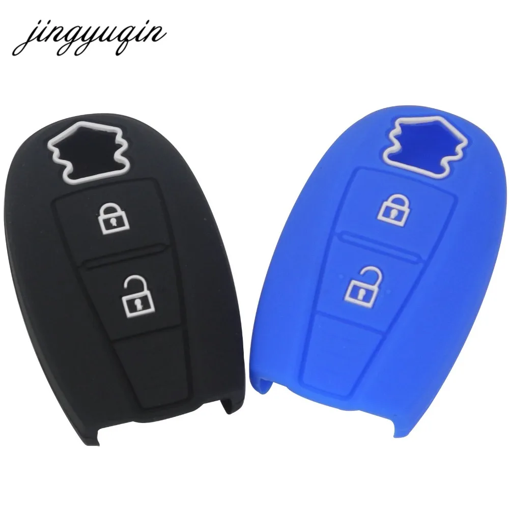 Jingyuqin 30 шт./лот силиконовый чехол Smart Key чехол для Suzuki Swift Kizashi SX4 S Крест-автомобиль без ключа Fob Set держатель кожи