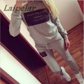 

Woman Sweatshirt Clothes sets 2018 Ballinciaga Tracksuits 2 Piece Set Women Suit Hoodies Fast Shipping Laipelar