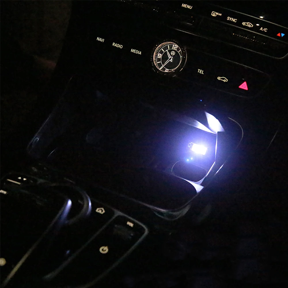 Автомобильный USB светодиодный ночник, декоративный светильник, аварийное освещение, универсальный портативный ПК, подключи и играй