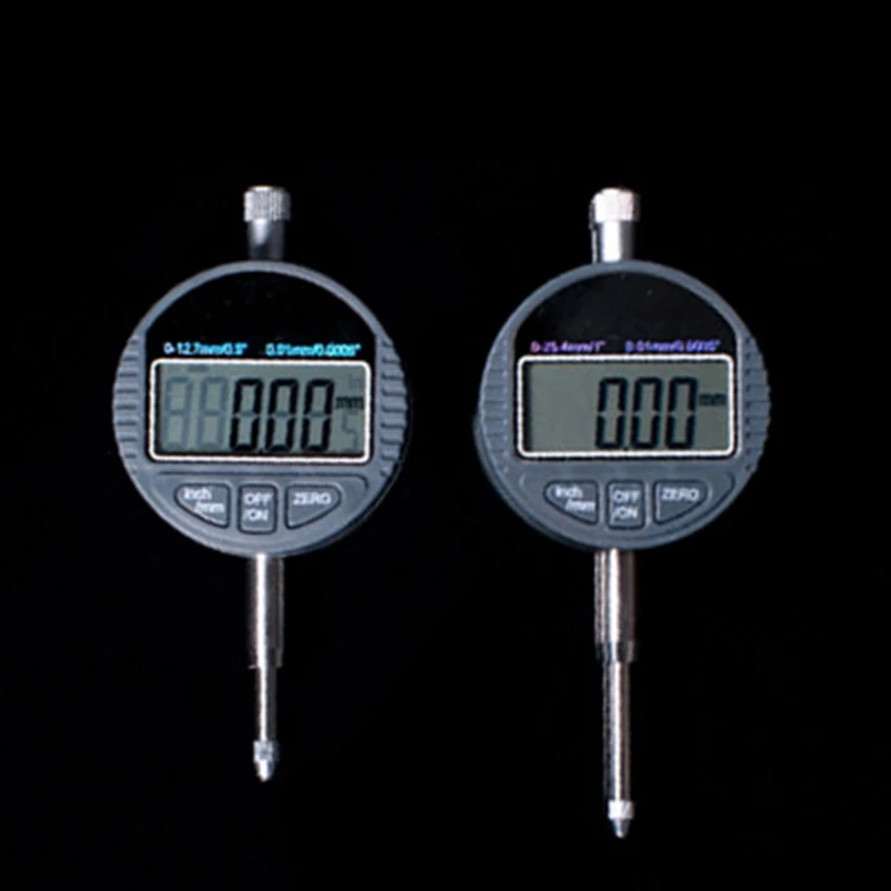 0,01 мм Электронный микрометр цифровой микрометр метрический/дюймовый диапазон 0-25,4 мм циферблатный индикатор с шляпой