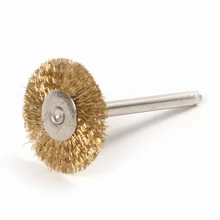 30 шт. проволочная стальная латунная щетка щетки набор колес аксессуар для вращающегося инструмента DIY