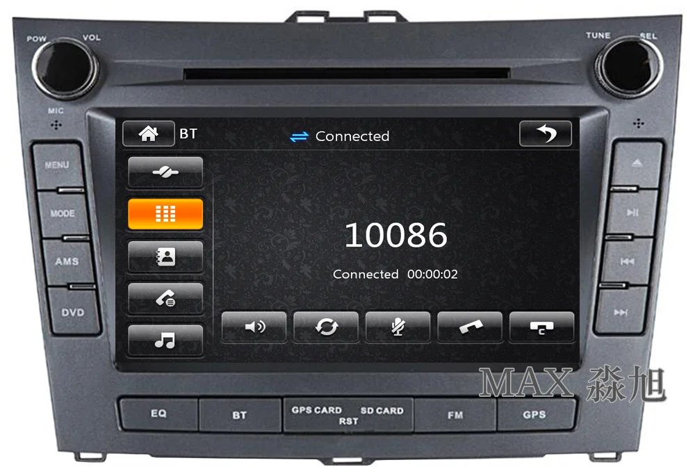 Excellent MAX 2 din 8" Car DVD Player For BYD L3 Radio RDS GPS Navigation System Free Map 3G 1080P Bluetooth call/music swc 9