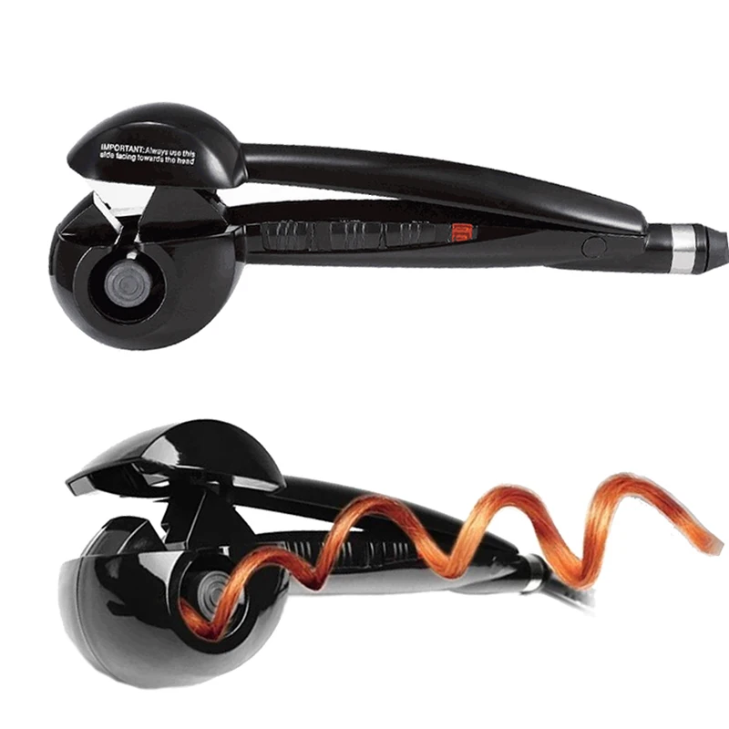 

Curling Hair Curler Soft Automatic Iron Mini Flexible Magic Crimper Rotating Styler Top Spring Spiral Curl Styling Machine Waver