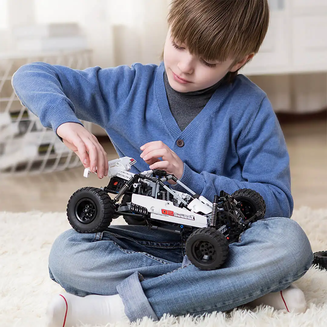 

Mitu New Block Desert Speed Racing Car Model Building Kits Supercar Building Bricks Toy Vehicle Kids Toys sets DIY Educational
