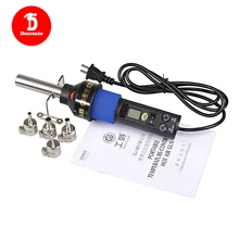 8018 lcd 220 V 450 градусов lcd регулируемый электронный тепловой пистолет горячего воздуха