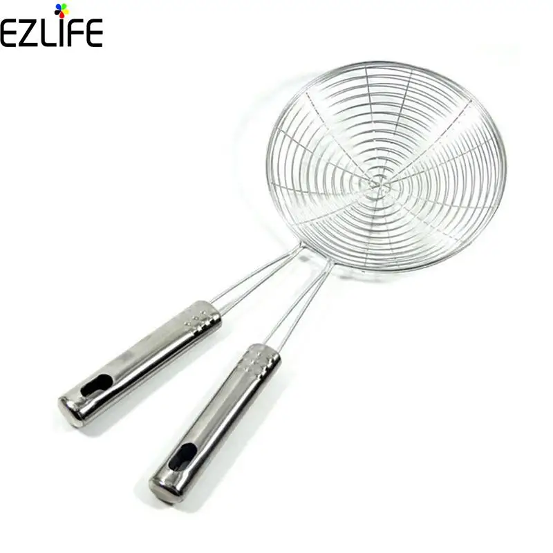 

Anti-scalding Stainless Steel Spoon Strainer Scoop Colander Set Restaurant Cooking Spoon Kitchen Cooking Tools CFC2124