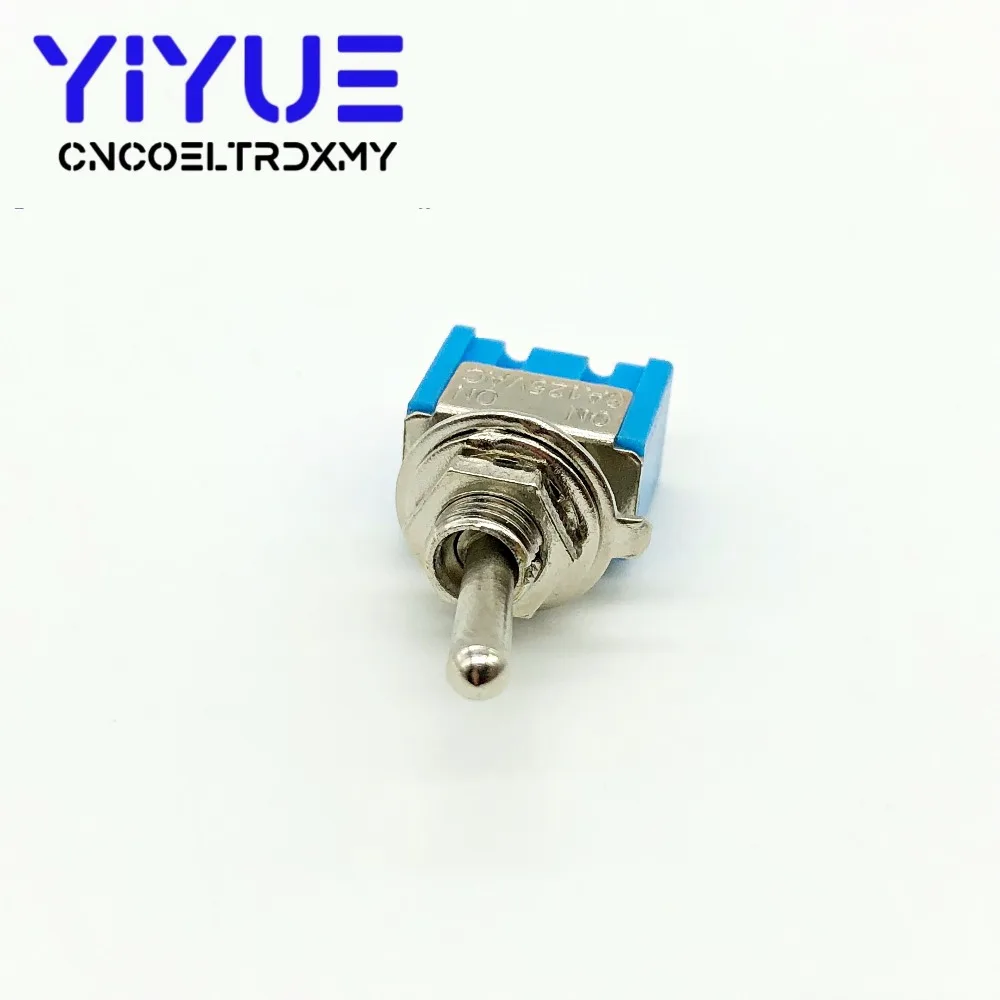 5Pcslot Miniature Toggle Switch MTS-102 SPDT 6A 125VAC3A 250VAC Mini Switch Lever Switch 3 Pin ONON High quality (4)