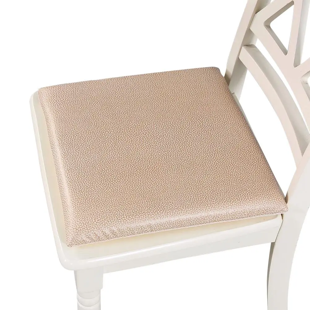 Кожа из пены с эффектом памяти Подушка для стула, мягкие комфортные офисные спинка кровати Pad съемный медленно подушки с рикошетом - Цвет: B
