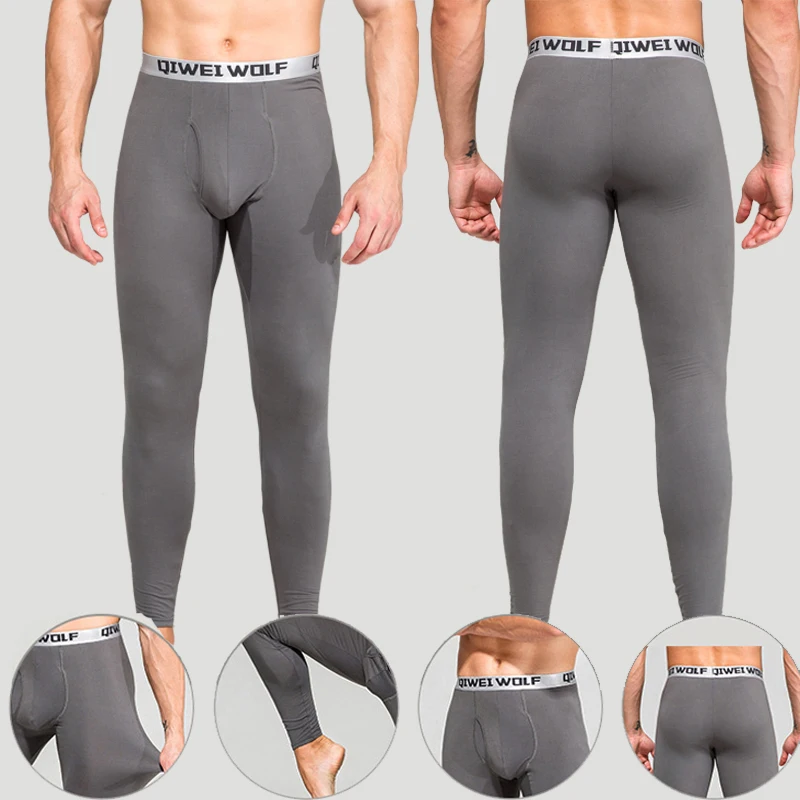 2018 new Autumn and winter men thermal underwear pants thin normally modal long johns 2018 new Autumn and winter men thermal underwear pants thin normally modal long johns