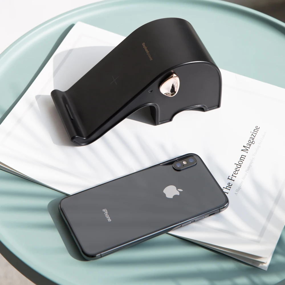 Ascromy Elephant Wireless Charger Fast Wireless QI Charging Pad Stand For Apple iPhone X 8 Plus Samsung Galaxy S9 Plus S8 note 8 (5)