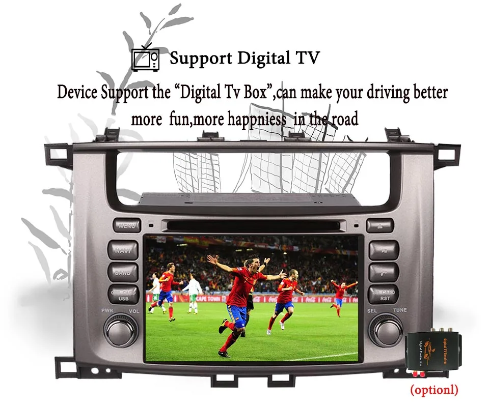 Discount 2 din Android 9.0 4G 64G Octa Core 4G Car Dvd Player For Toyota Land Cruiser 100 LC100 1998-2007 Multimedia Stereo Tape Recorder 5