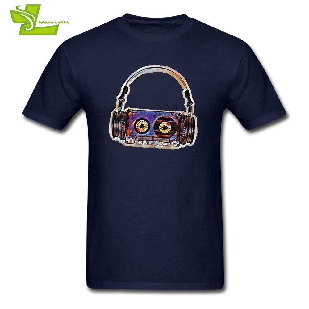 Cassette Tape And Headphones Throwback T Shirt Teenage New Coming