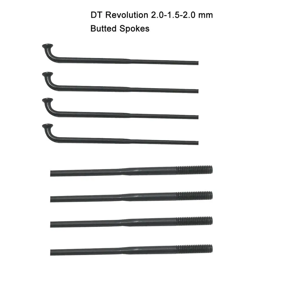 5 штук в партии DT швейцарские революционные спицы диаметром 2,0-1,5-2,0 мм, спицы для велосипеда со стойкой из алюминиевого сплава, соски 14 мм