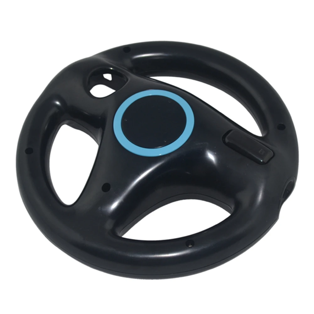 RV77 Plastic Steering Wheel For Wii Racing Games Remote Controller Console racing steering wheel game controller accessories