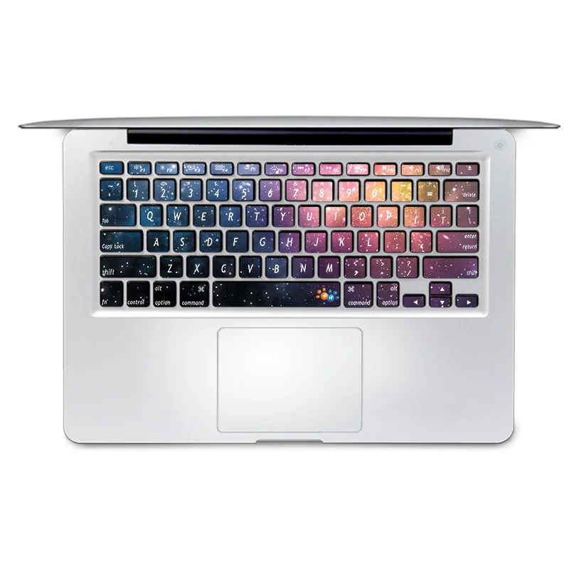 Красочный Звездный стикер испанской раскладки клавиатуры ноутбука для Xiao mi Air mi 12 13 живопись виниловая наклейка клавиатура кожа для Xiao mi Air 12,5 13,3 кожа